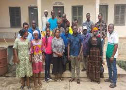 Group photograph of trainees and facilitators after the training in Hohoe Image
