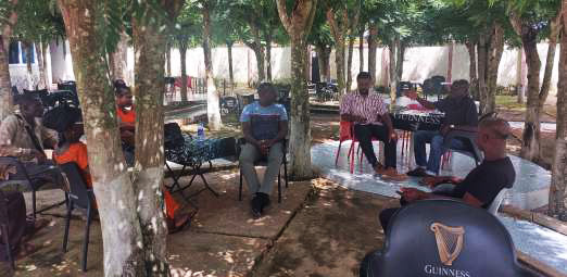 Discussions and interactions with farmers in <br/>Duayaw Nkwanta after the interview Image