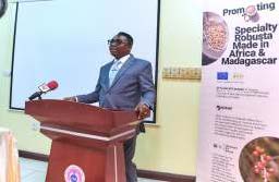 Prof. Charles Tortoe delivering the welcome address Image