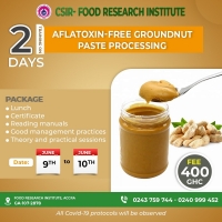Aflatoxin-Free Groundnut Paste Processing Training